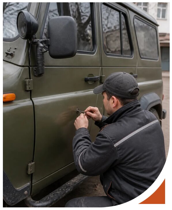 Профессиональное вскрытие автомобиля УАЗ без повреждений в Белой Калитве